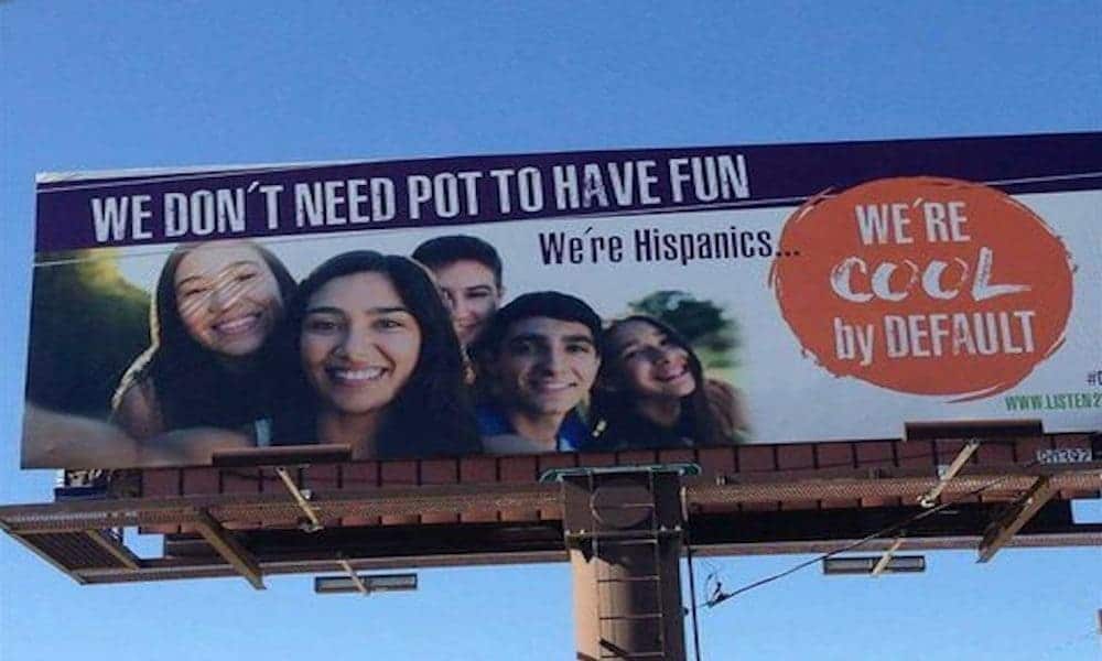 Many People Are Pissed At These Racist Anti-Marijuana Billboards