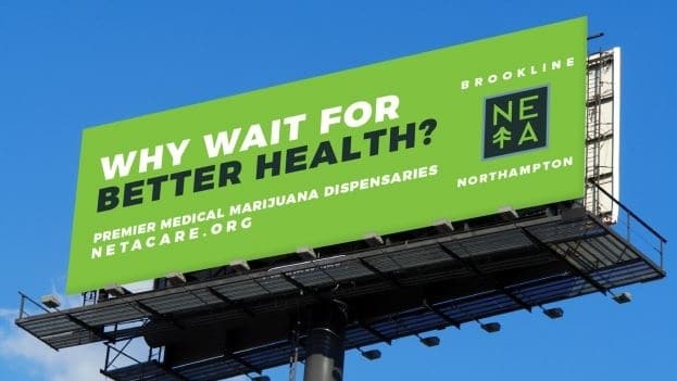 This is the First Marijuana Dispensary Billboard in Massachusetts
