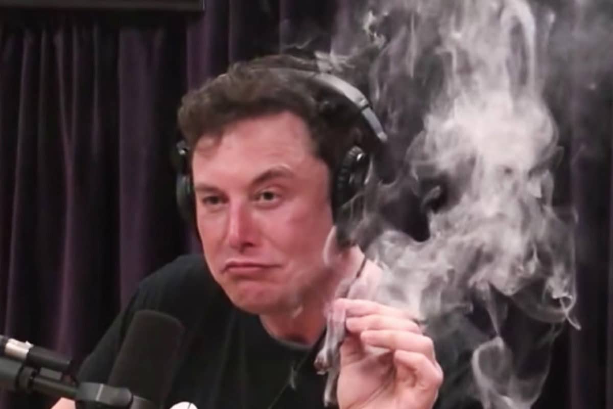 Elon Musk Was Caught on Camera Smoking Marijuana