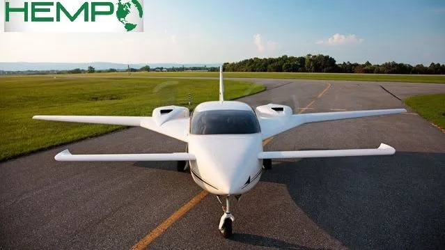 A Plane Made from Hemp and Powered by Cannabis Oil