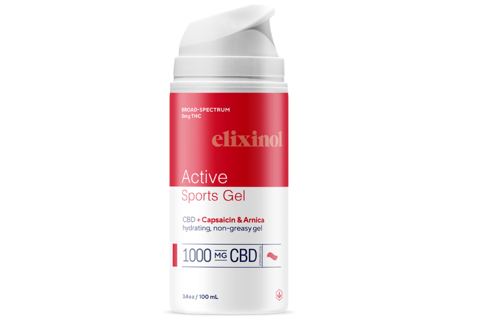 Elixinol Active Sports Gel CBD + Capsaicin & Arnica