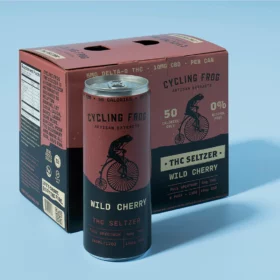 Cycling Frog Wild Cherry THC Seltzer Product Review